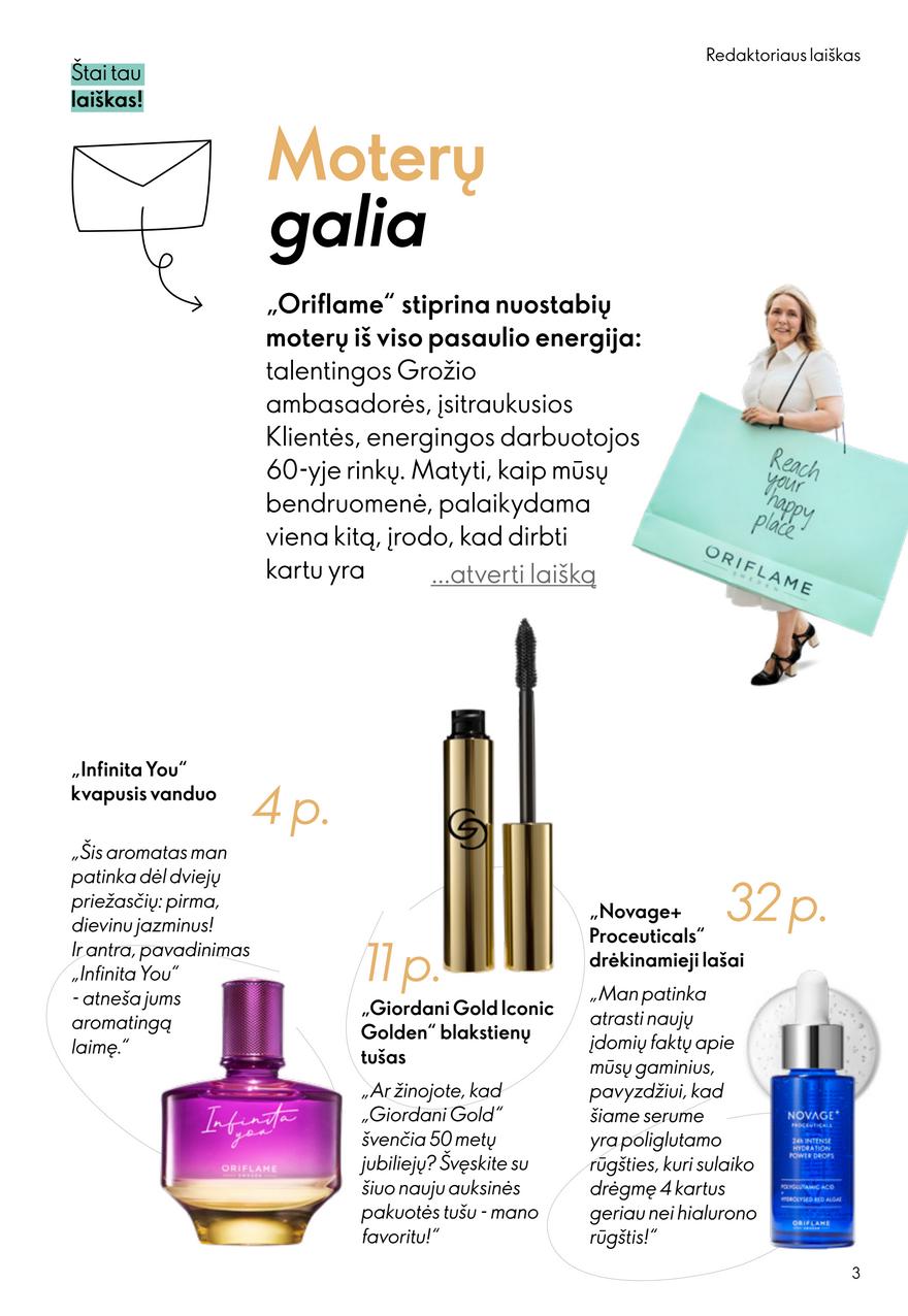 Oriflame katalogas akcijos nuo 
  2026-02-18 iki 
  2026-03-10 | Leidinukas.lt puslapis 3