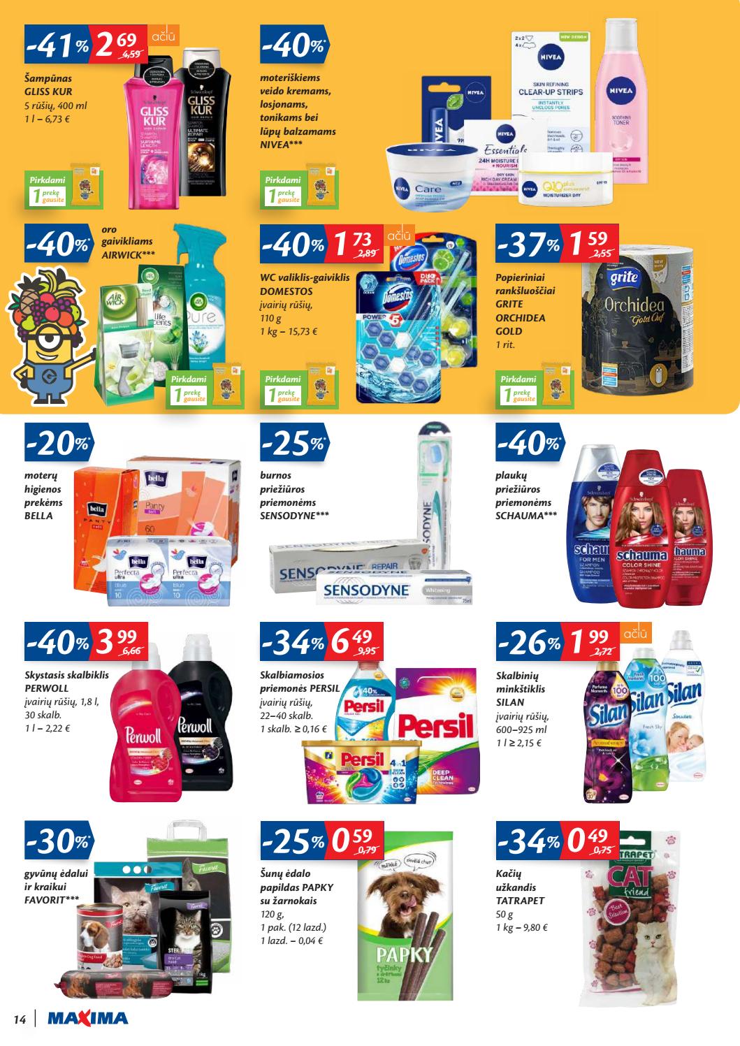 Maxima kaininis leidinys akcijos nuo 
  2019-10-01 iki 
  2019-10-07 | Leidinukas.lt puslapis 14