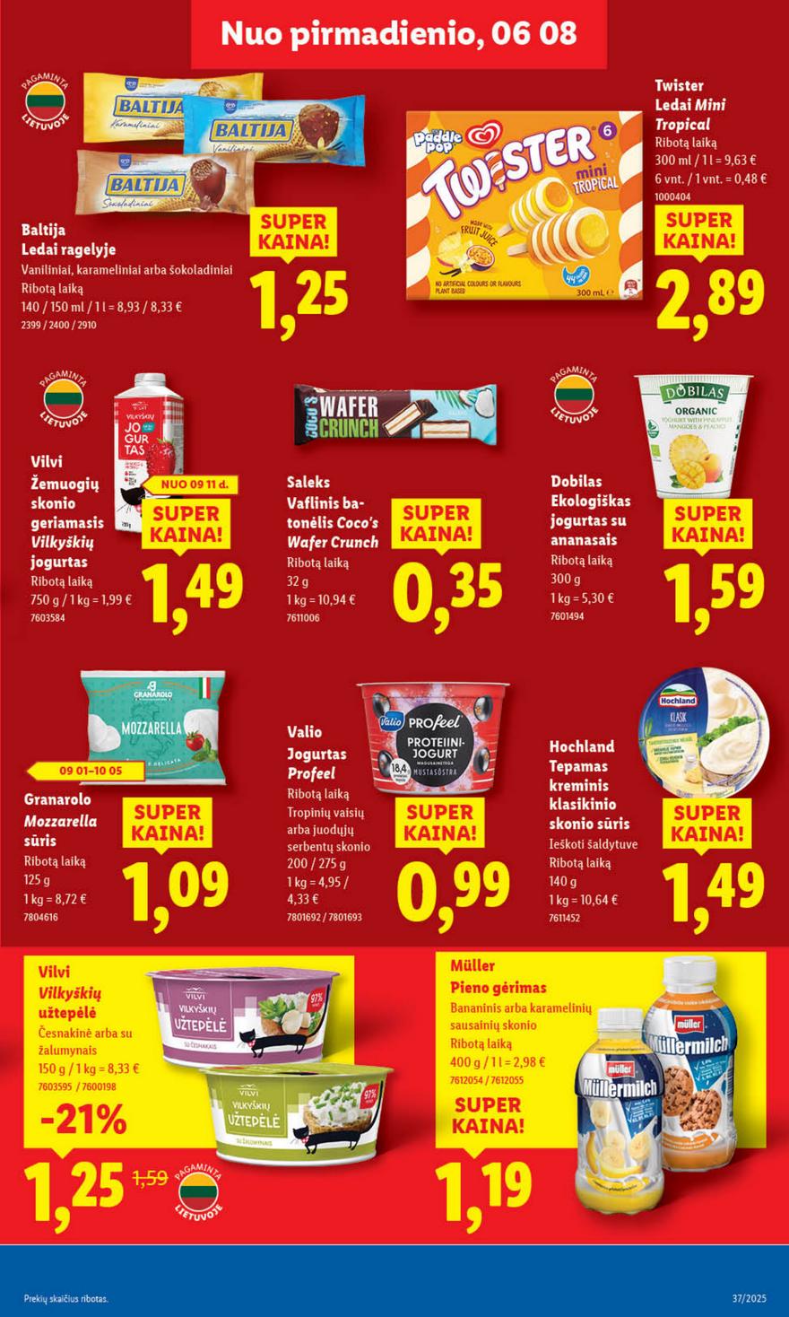 Lidl leidinys akcijos nuo 
  2025-09-08 iki 
  2025-09-14 | Leidinukas.lt puslapis 23
