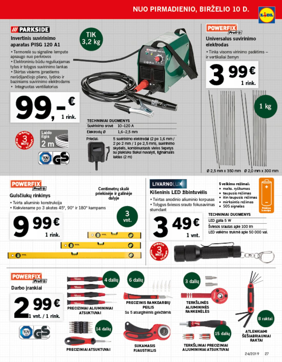 Lidl savaitinis leidinys akcijos nuo 
  2019-06-10 iki 
  2019-06-16 | Leidinukas.lt puslapis 27