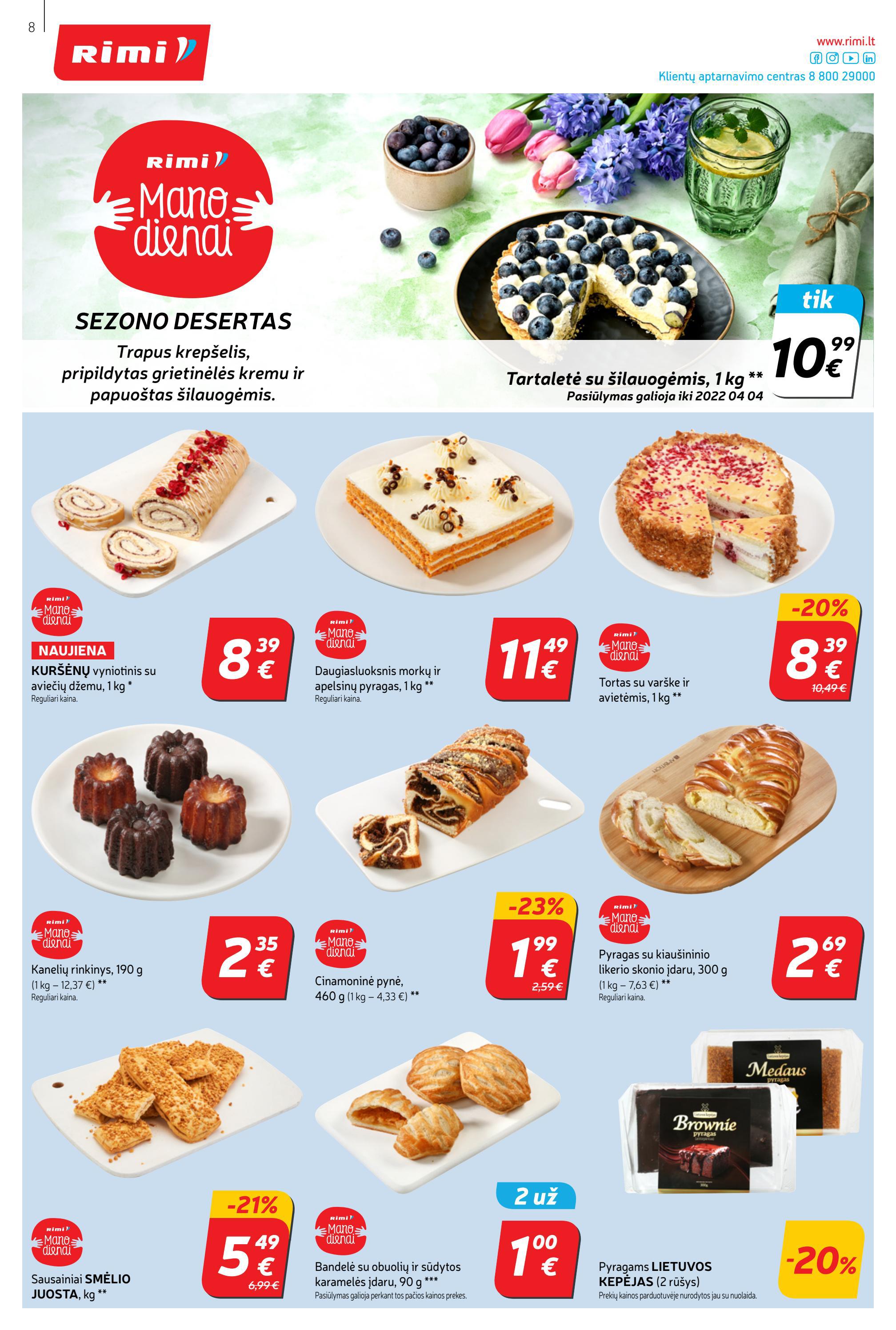 Rimi savaitinis leidinys akcijos nuo 
  2022-03-08 iki 
  2022-03-14 | Leidinukas.lt puslapis 8