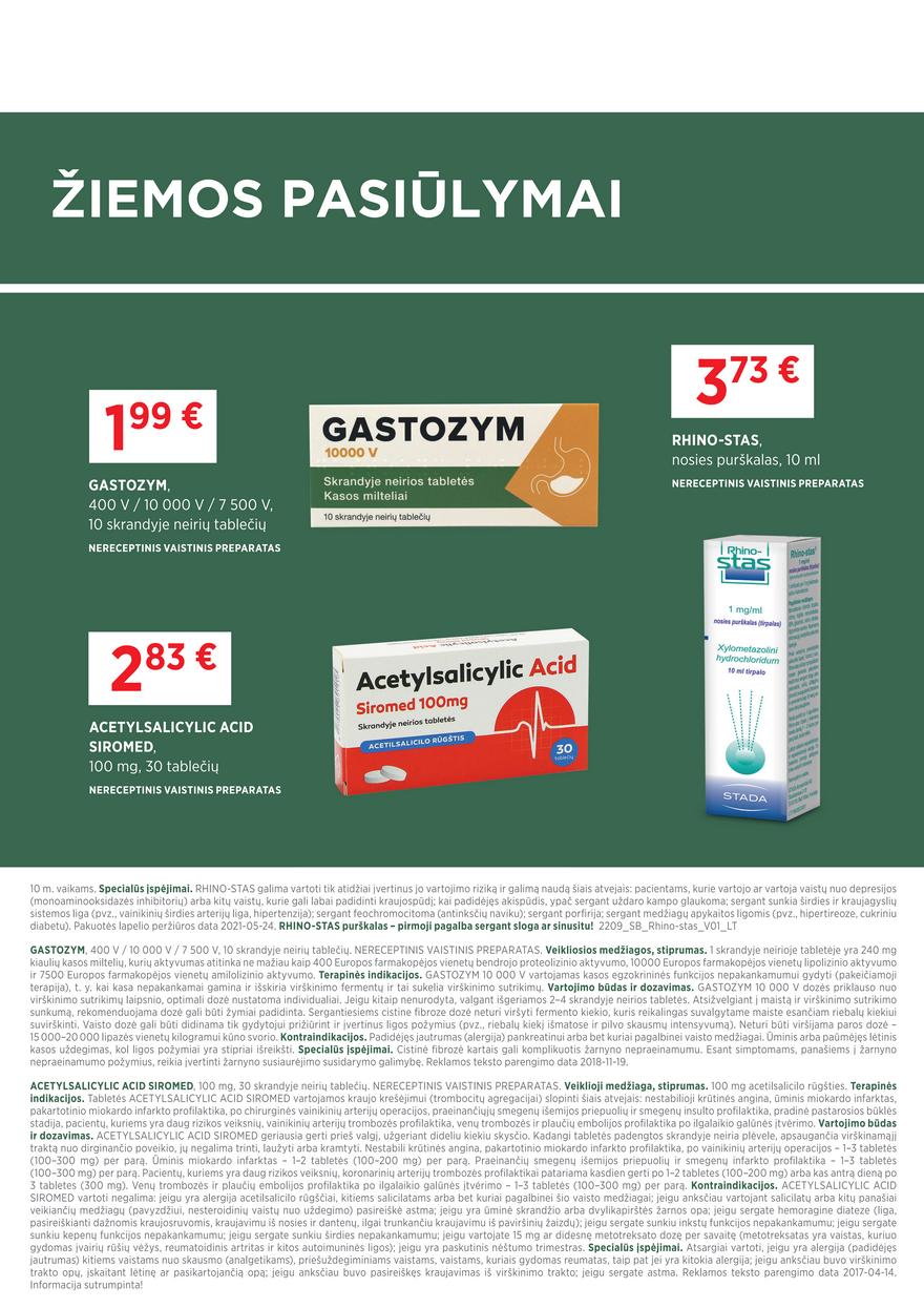 Euro vaistinė leidinys akcijos nuo 
  2023-01-01 iki 
  2023-01-30 | Leidinukas.lt puslapis 7