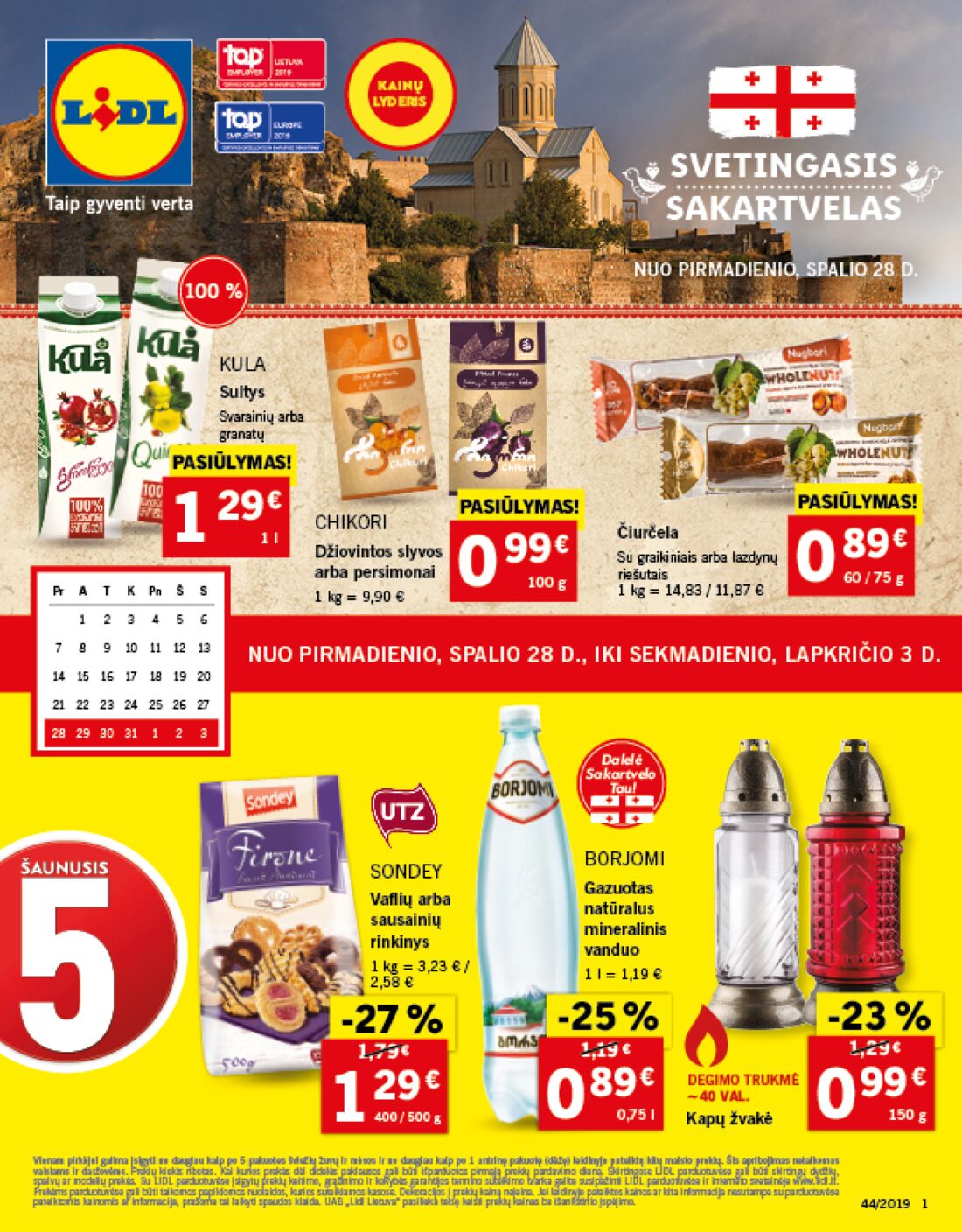 Lidl savaitinis leidinys akcijos nuo 
  2019-10-28 iki 
  2019-11-03 | Leidinukas.lt puslapis 1