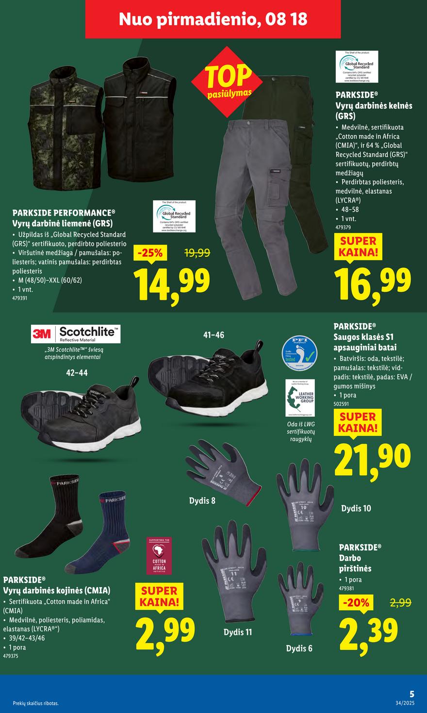 Lidl leidinys akcijos nuo 
  2025-08-18 iki 
  2025-08-24 | Leidinukas.lt puslapis 5