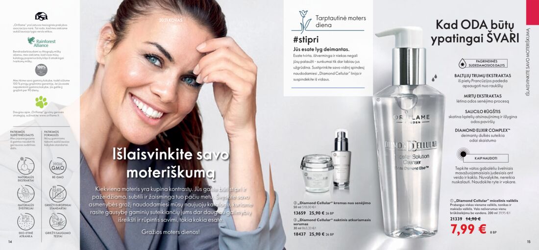 Oriflame katalogas akcijos nuo 
  2021-03-01 iki 
  2021-03-31 | Leidinukas.lt puslapis 8
