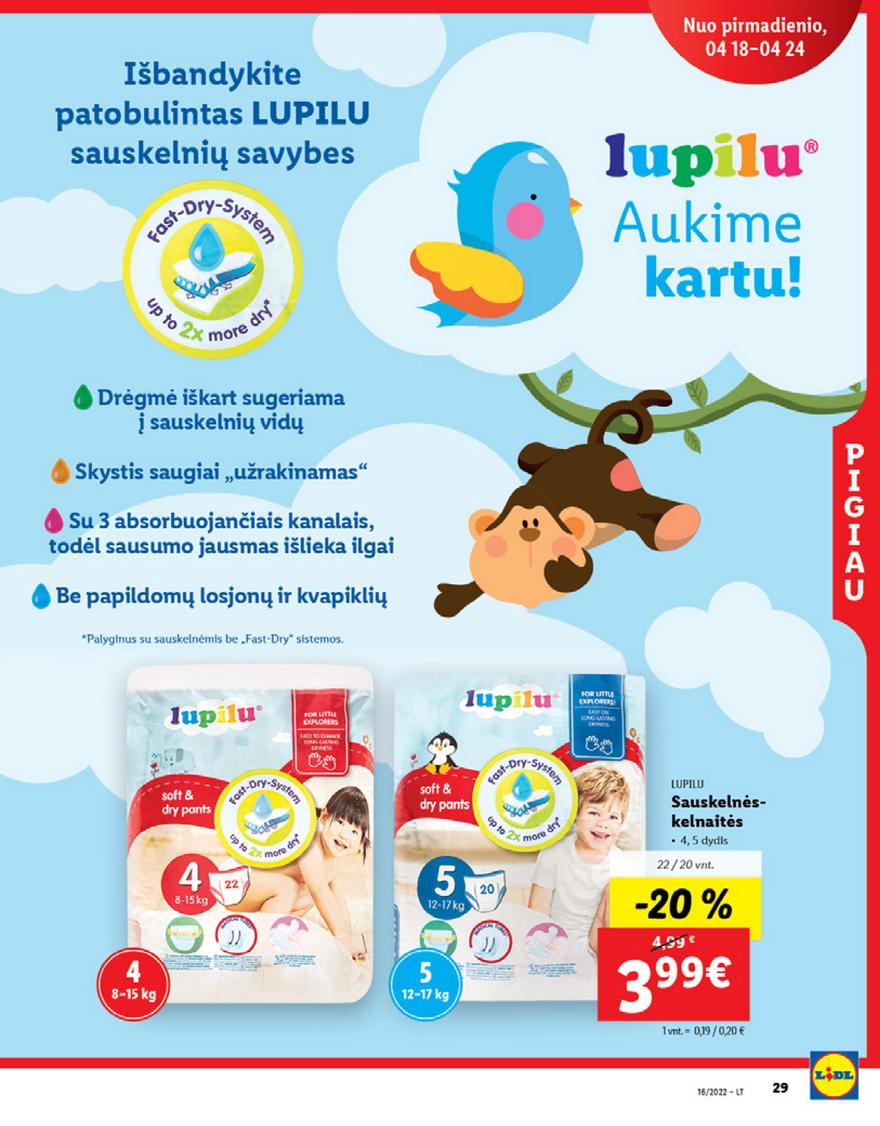 Lidl maisto prekių pasiūlymai akcijos nuo 
  2022-04-18 iki 
  2022-04-24 | Leidinukas.lt puslapis 29