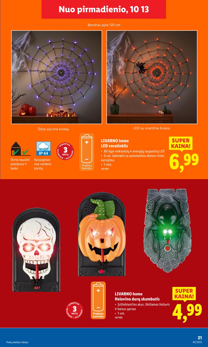 Lidl leidinys akcijos nuo 
  2025-10-13 iki 
  2025-10-19 | Leidinukas.lt puslapis 21