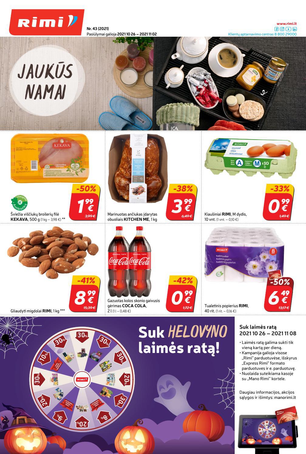Rimi savaitinis leidinys akcijos nuo 
  2021-10-26 iki 
  2021-11-02 | Leidinukas.lt puslapis 1