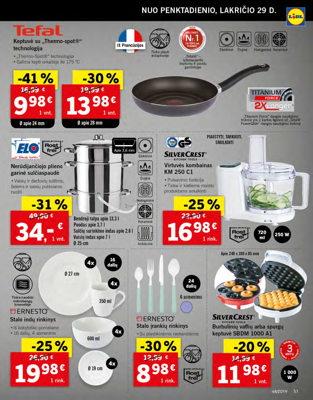 Lidl savaitinis leidinys akcijos nuo 
  2019-11-25 iki 
  2019-12-01 | Leidinukas.lt puslapis 51