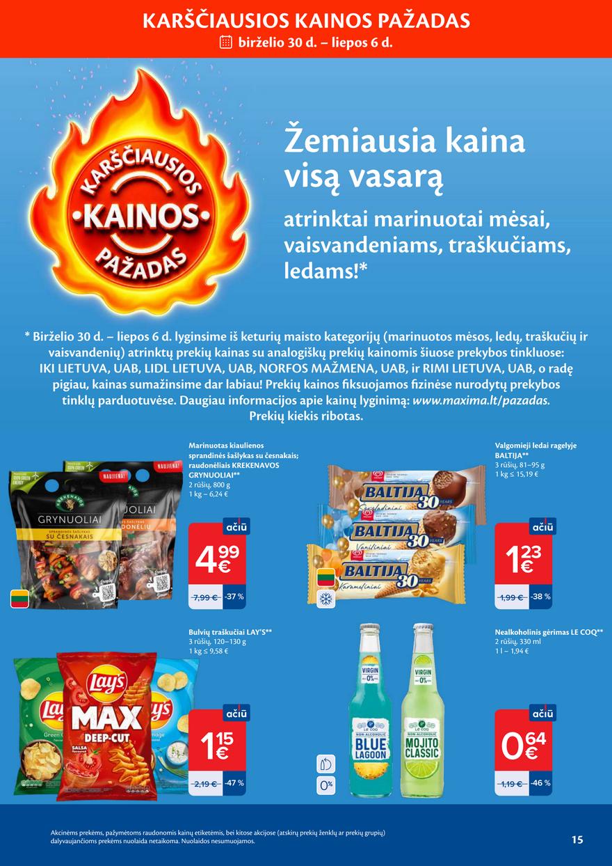 Maxima leidinys akcijos nuo 
  2026-06-30 iki 
  2026-07-06 | Leidinukas.lt puslapis 15