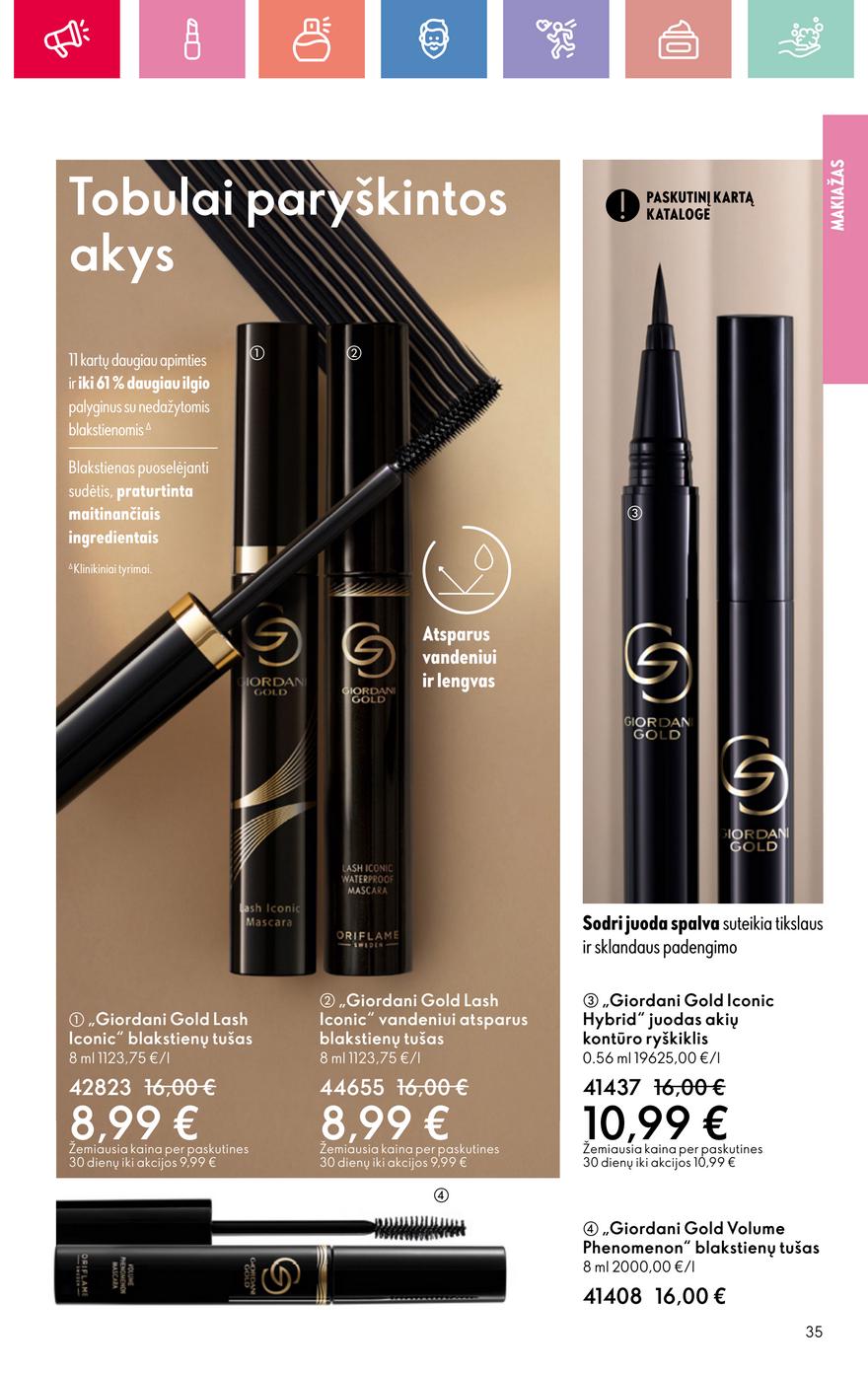 Oriflame katalogas akcijos nuo 
  2025-07-13 iki 
  2025-08-02 | Leidinukas.lt puslapis 35