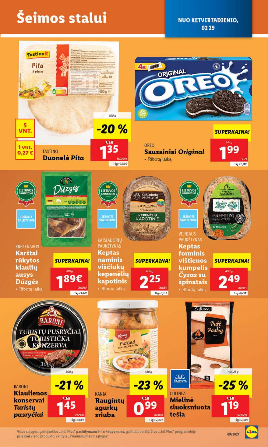 Lidl pasiūlymai akcijos nuo 
  2024-02-26 iki 
  2024-03-03 | Leidinukas.lt puslapis 33