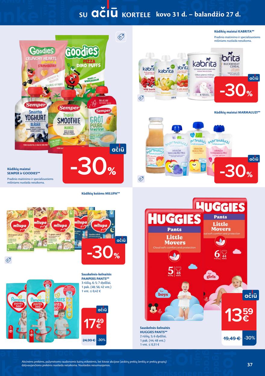 Maxima leidinys akcijos nuo 
  2026-04-14 iki 
  2026-04-20 | Leidinukas.lt puslapis 37