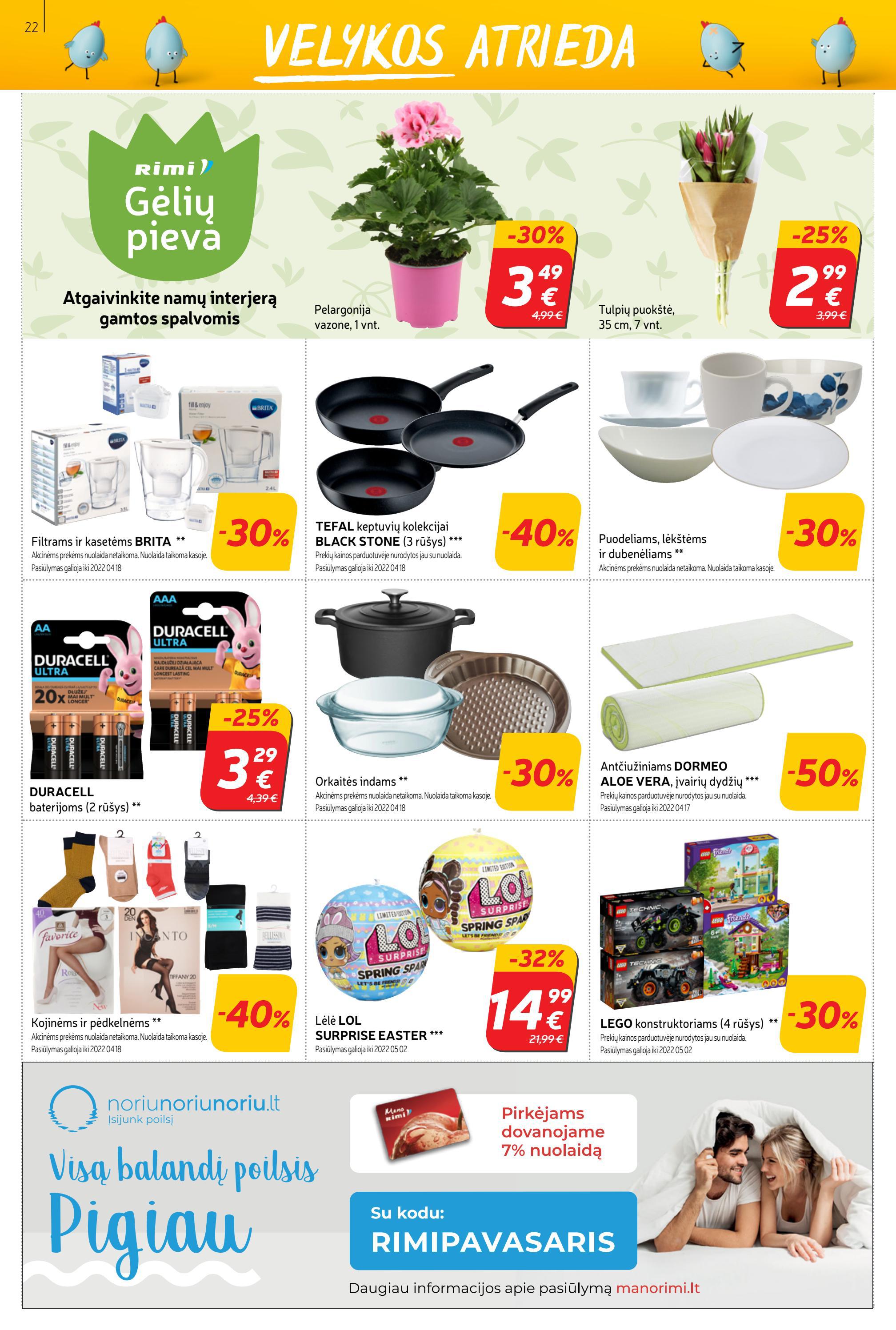 Rimi savaitinis leidinys akcijos nuo 
  2022-04-05 iki 
  2022-04-11 | Leidinukas.lt puslapis 22