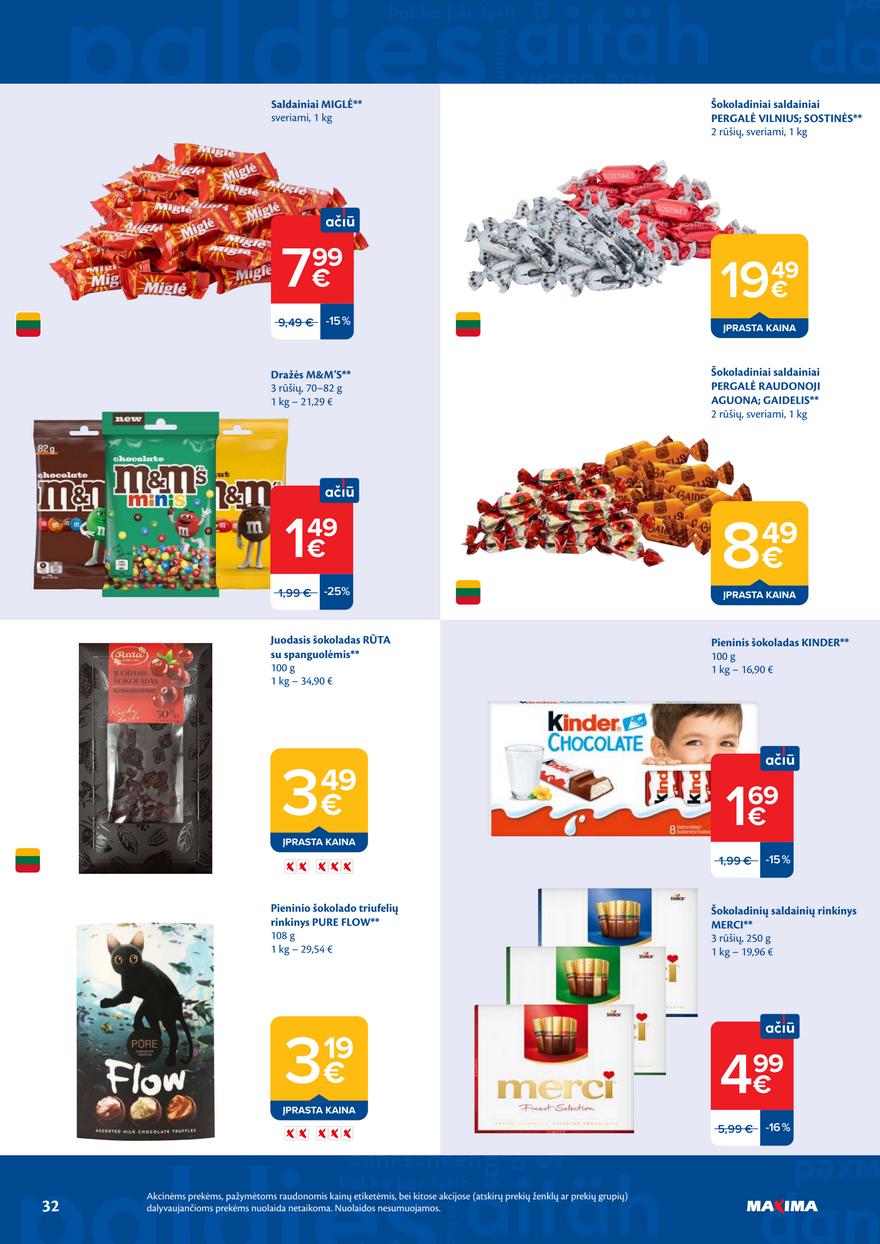 Maxima leidinys akcijos nuo 
  2026-04-28 iki 
  2026-05-04 | Leidinukas.lt puslapis 32
