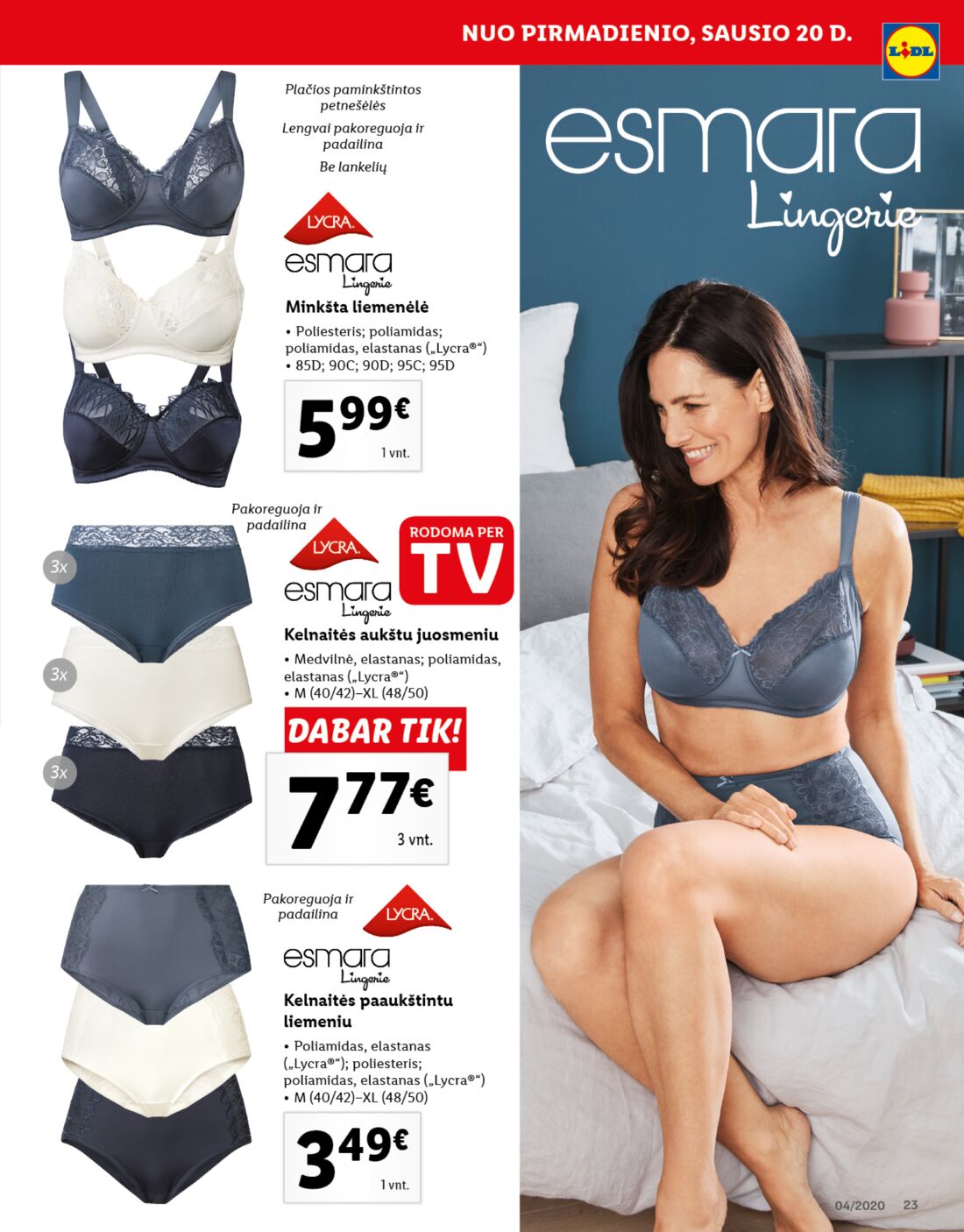 Lidl savaitinis leidinys akcijos nuo 
  2020-01-20 iki 
  2020-01-26 | Leidinukas.lt puslapis 23