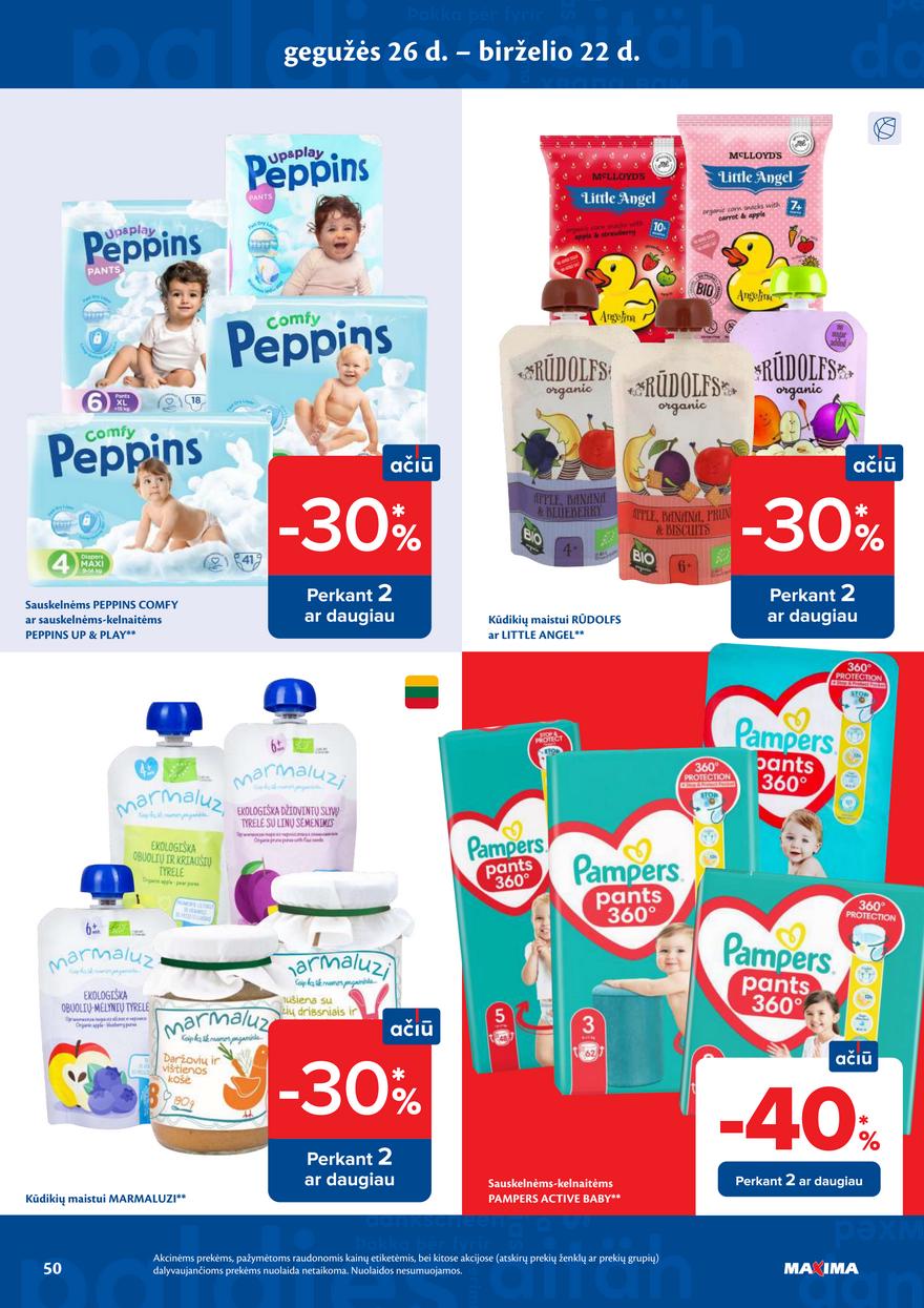 Maxima leidinys akcijos nuo 
  2026-06-02 iki 
  2026-06-08 | Leidinukas.lt puslapis 50