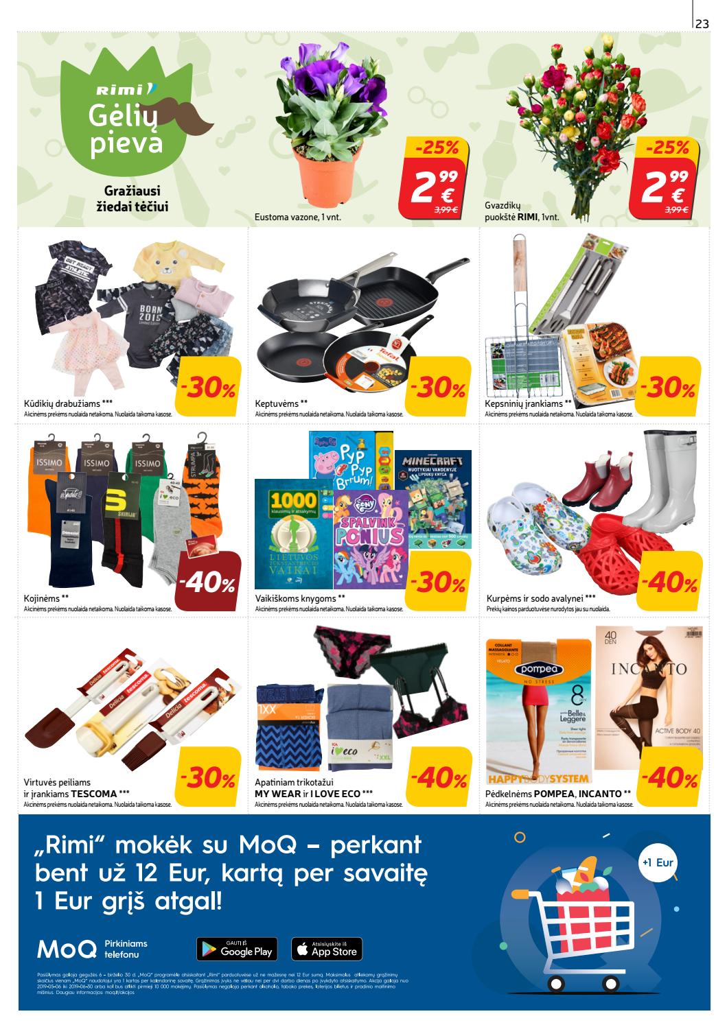 Rimi savaitinis leidinys akcijos nuo 
  2019-05-28 iki 
  2019-06-03 | Leidinukas.lt puslapis 24