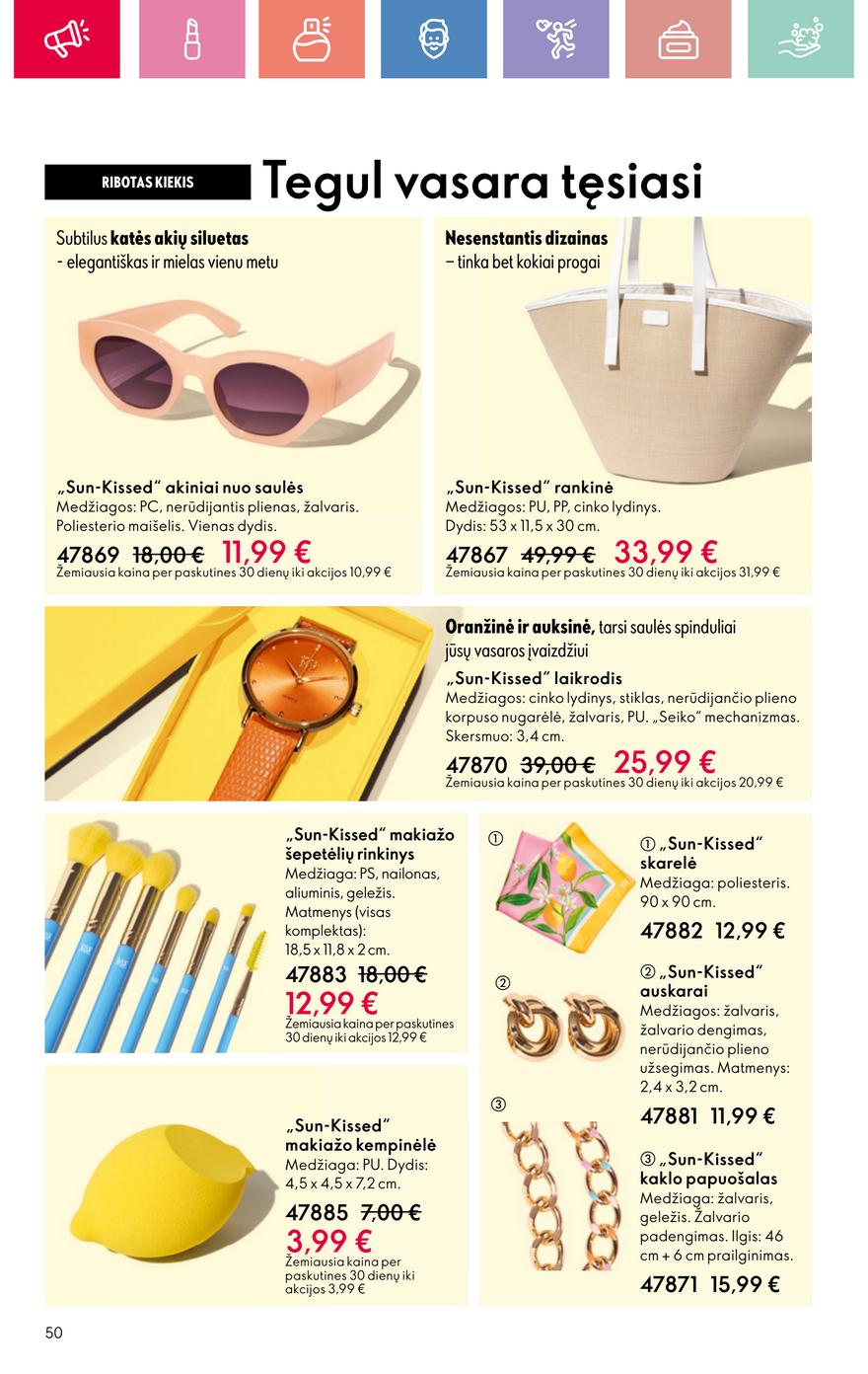 Oriflame katalogas akcijos nuo 
  2025-07-13 iki 
  2025-08-02 | Leidinukas.lt puslapis 50