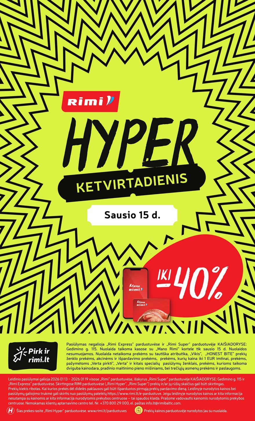 Rimi leidinys akcijos nuo 
  2026-01-13 iki 
  2026-01-19 | Leidinukas.lt puslapis 34