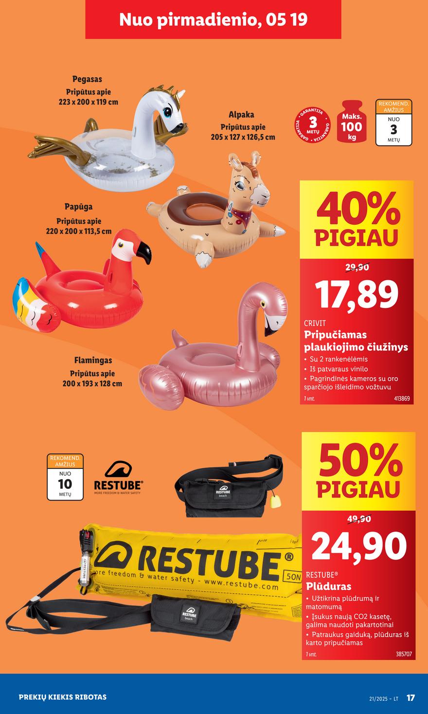 Lidl ne maisto leidinys akcijos nuo 
  2025-05-19 iki 
  2025-05-25 | Leidinukas.lt puslapis 17