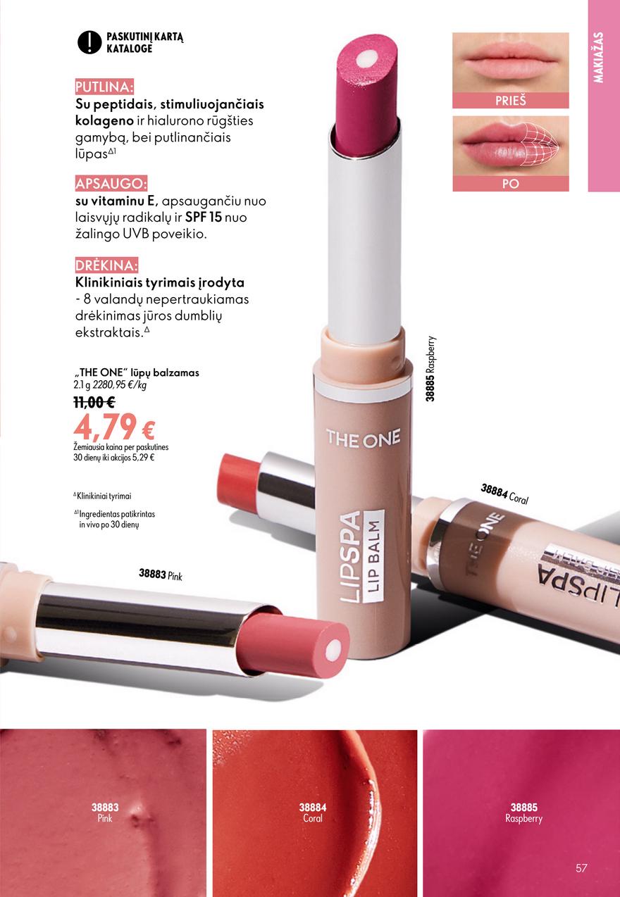 Oriflame katalogas akcijos nuo 
  2026-06-24 iki 
  2026-07-14 | Leidinukas.lt puslapis 57