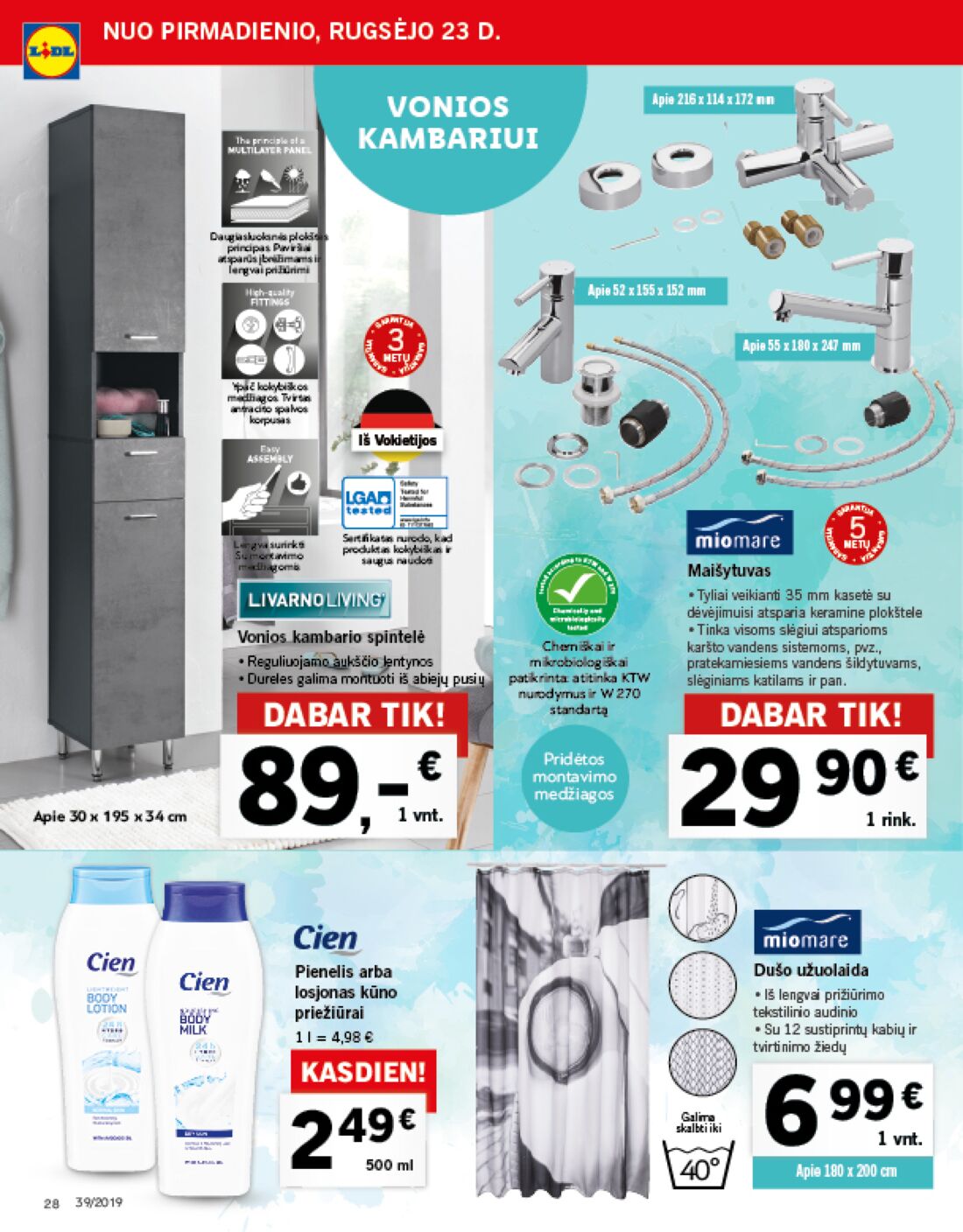 Lidl savaitinis leidinys akcijos nuo 
  2019-09-23 iki 
  2019-09-29 | Leidinukas.lt puslapis 28