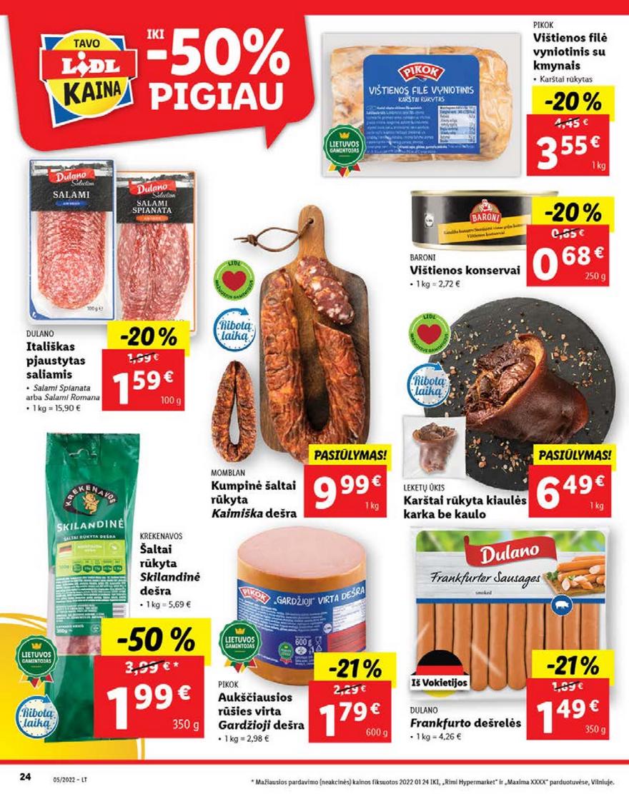 Ldil maisto leidinys akcijos nuo 
  2022-01-31 iki 
  2022-02-06 | Leidinukas.lt puslapis 24