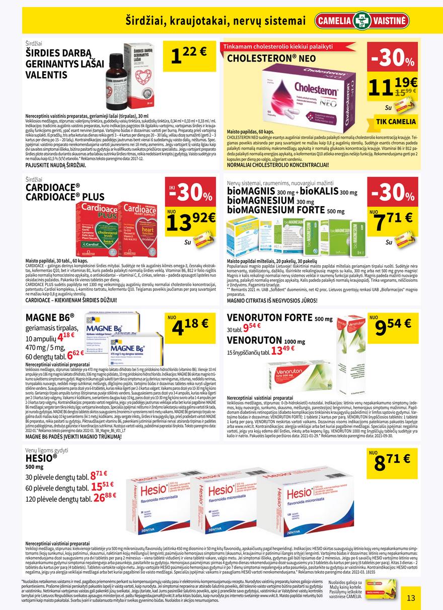 Camelia birželio leidinys akcijos nuo
2022-06-01 iki
2022-06-30 | Leidinukas.lt puslapis 13