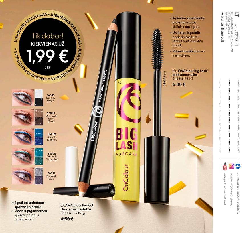 Oriflame katalogas akcijos nuo 
  2022-01-01 iki 
  2022-01-31 | Leidinukas.lt puslapis 136