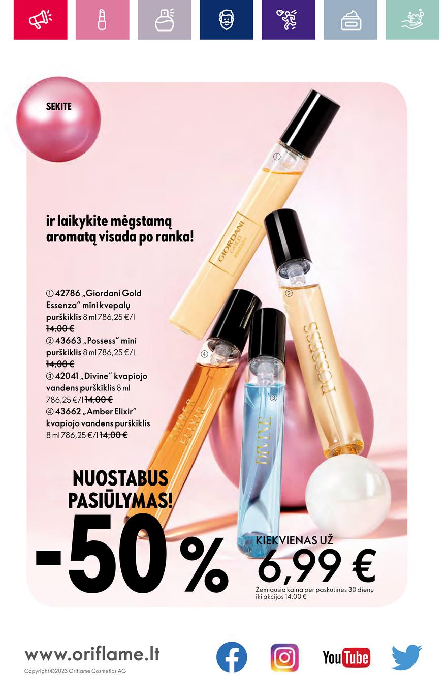Oriflame katalogas akcijos nuo 
  2023-10-25 iki 
  2023-11-07 | Leidinukas.lt puslapis 168