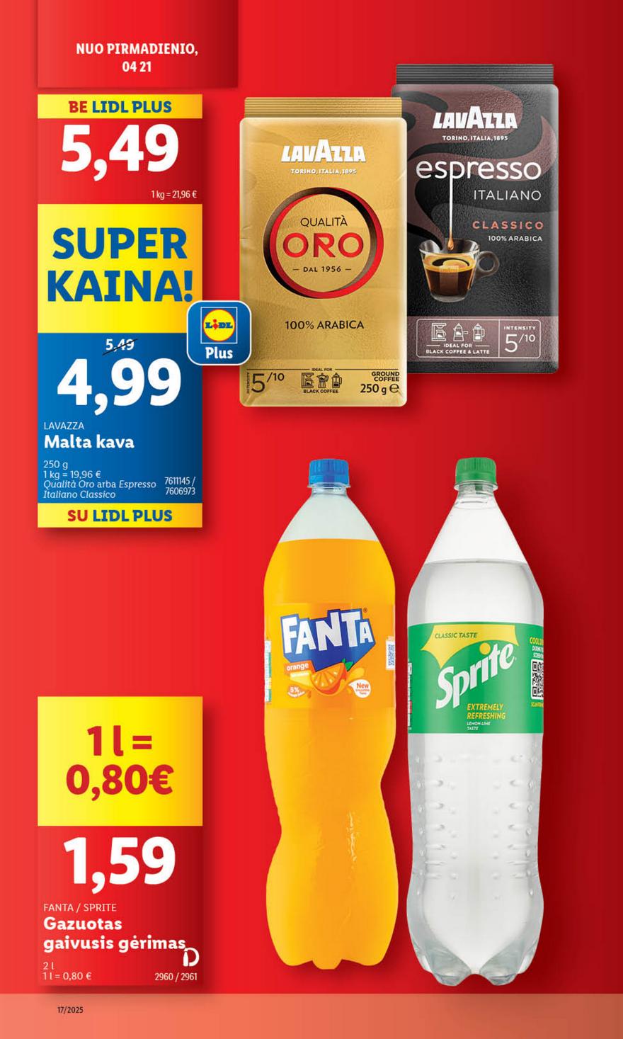 Lidl leidinys naujas akcijos nuo 
  2025-04-21 iki 
  2025-04-27 | Leidinukas.lt puslapis 24