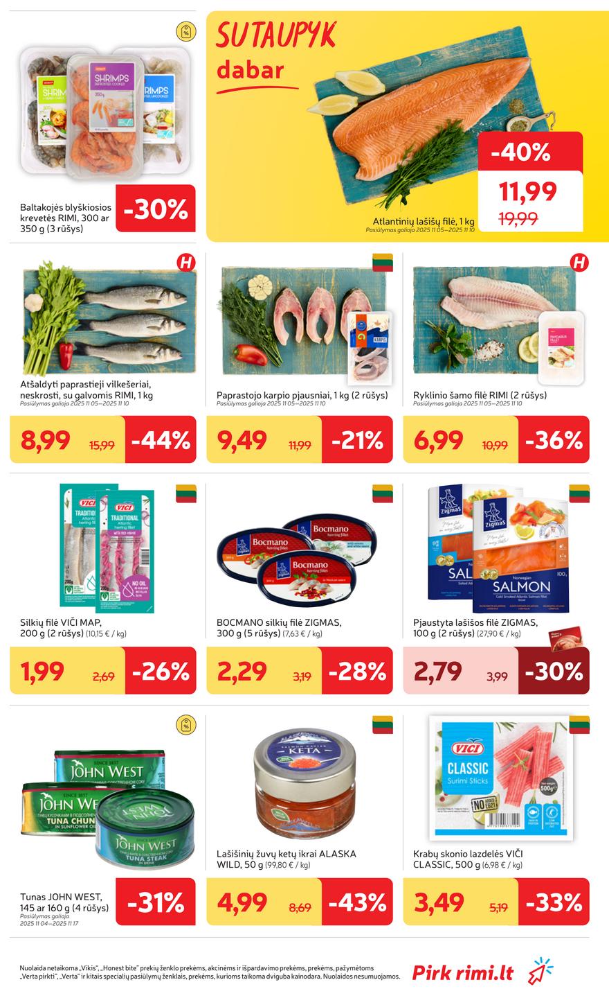 Rimi savaitinis leidinys akcijos nuo 
  2025-11-04 iki 
  2025-11-10 | Leidinukas.lt puslapis 9