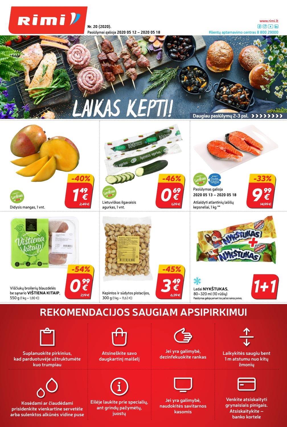 Rimi savaitinis leidinys akcijos nuo 
  2020-05-12 iki 
  2020-05-18 | Leidinukas.lt puslapis 1