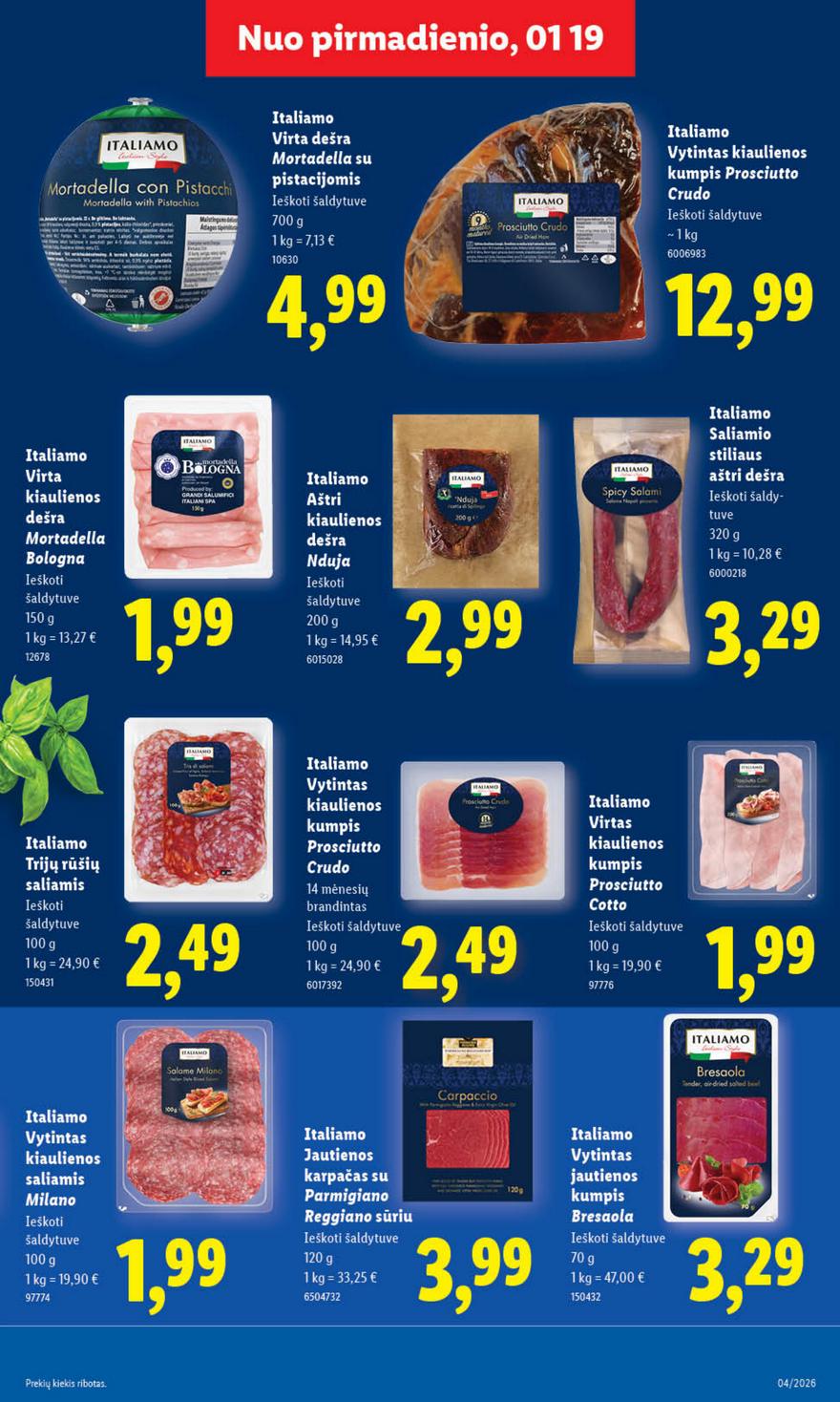 Lidl naujas leidinys akcijos nuo 
  2026-01-19 iki 
  2026-01-25 | Leidinukas.lt puslapis 11