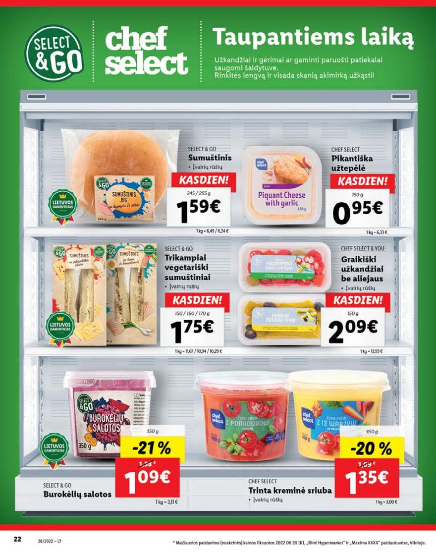 Lidl pasiūlymai akcijos nuo 
  2022-06-27 iki 
  2022-07-03 | Leidinukas.lt puslapis 22