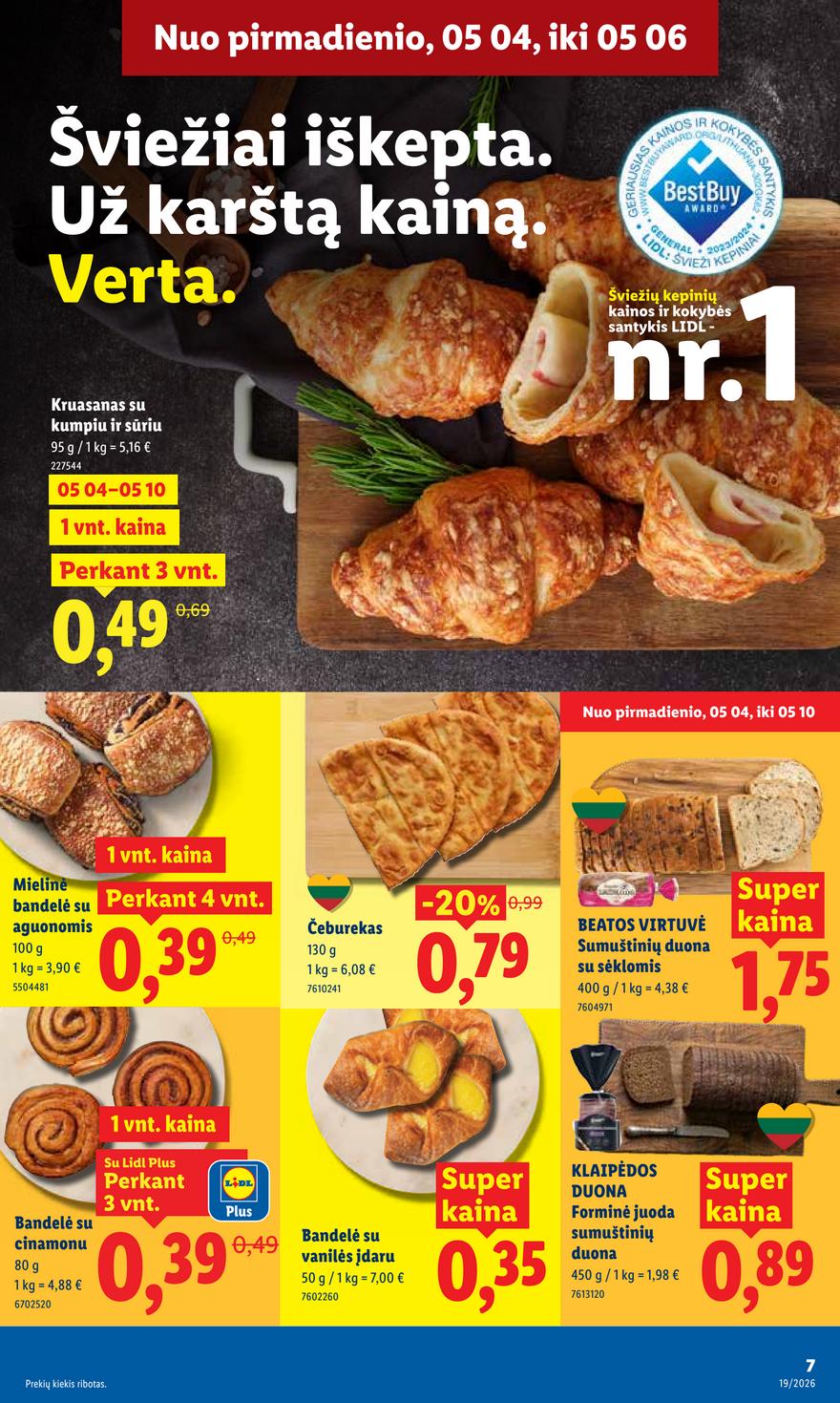Lidl leidinys akcijos nuo 
  2026-05-04 iki 
  2026-05-10 | Leidinukas.lt puslapis 7