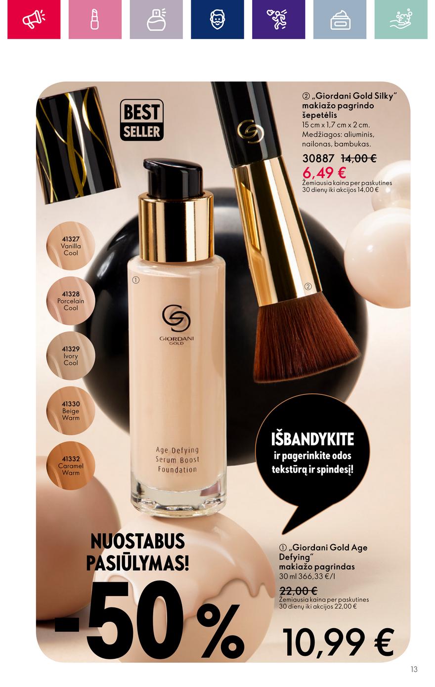 Oriflame katalogas akcijos nuo 
  2023-10-25 iki 
  2023-11-07 | Leidinukas.lt puslapis 13