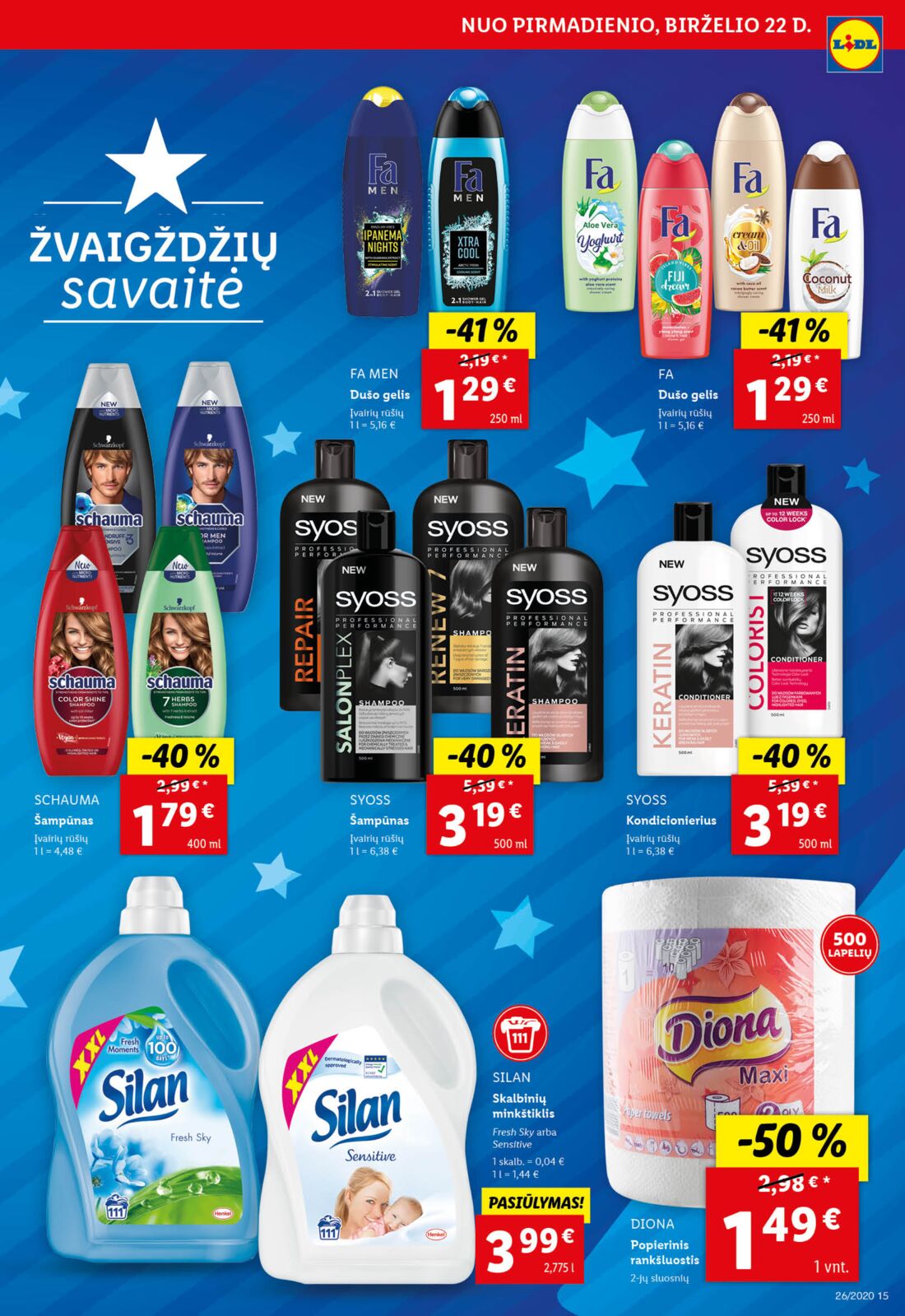 Lidl savaitinis leidinys akcijos nuo 
  2020-06-22 iki 
  2020-06-28 | Leidinukas.lt puslapis 15