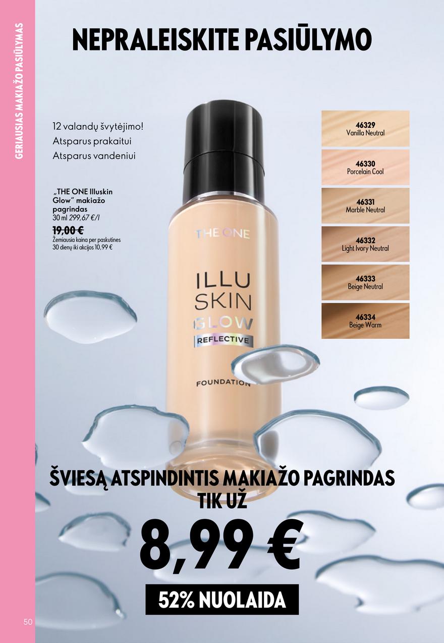 Oriflame katalogas akcijos nuo 
  2026-07-15 iki 
  2026-08-04 | Leidinukas.lt puslapis 50