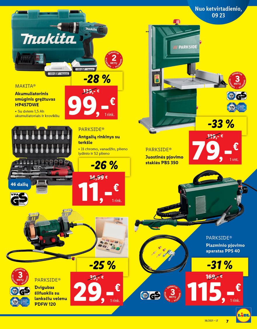 Lidl pasiūlymai akcijos nuo 
  2021-09-23 iki 
  2021-09-26 | Leidinukas.lt puslapis 7