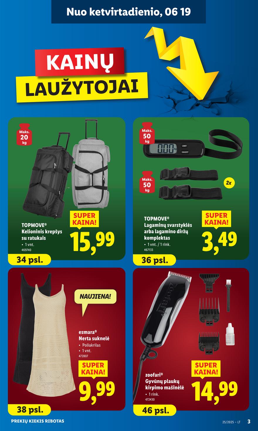 Lidl ne maisto leidinys akcijos nuo 
  2025-06-16 iki 
  2025-06-22 | Leidinukas.lt puslapis 3