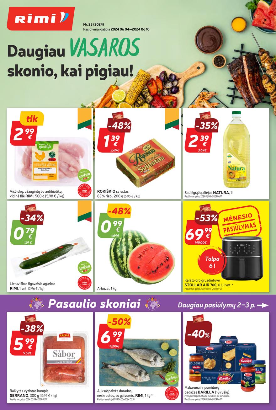 Rimi savaitinis leidinys akcijos nuo 
  2024-06-04 iki 
  2024-06-10 | Leidinukas.lt puslapis 1