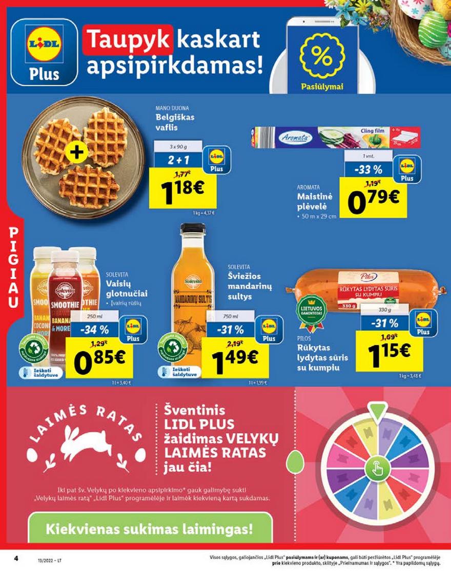 Lidl maisto prekių pasiūlymai akcijos nuo 
  2022-03-28 iki 
  2022-04-03 | Leidinukas.lt puslapis 4
