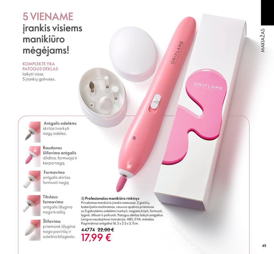 Oriflame katalogas akcijos nuo 
  2022-05-18 iki 
  2022-06-07 | Leidinukas.lt puslapis 45