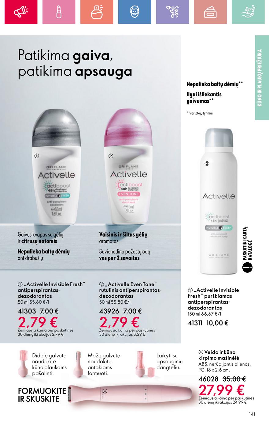 Oriflame katalogas akcijos nuo 
  2025-06-22 iki 
  2025-07-12 | Leidinukas.lt puslapis 141