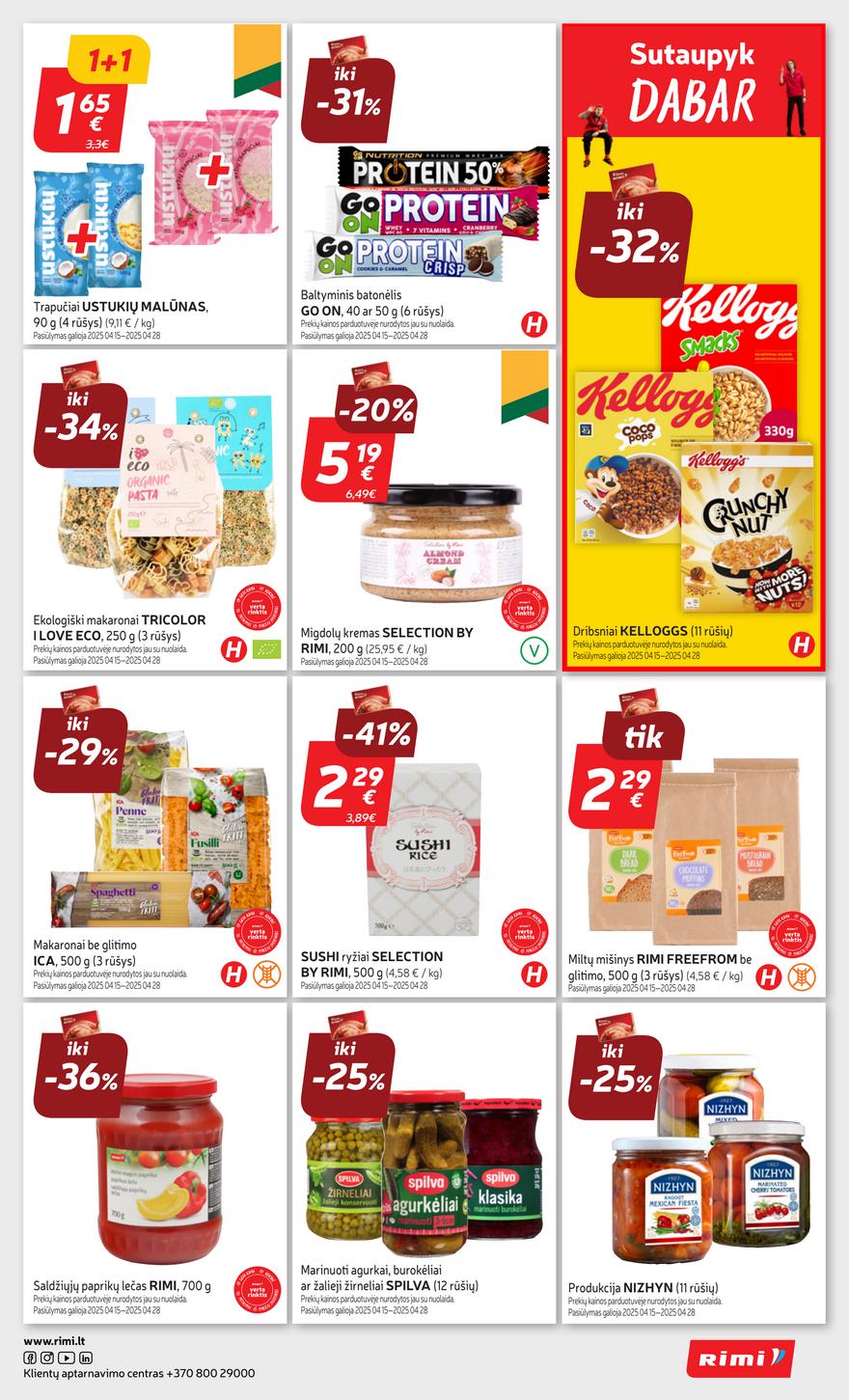 Rimi savaitinis leidinys 17 akcijos nuo 
  2025-04-22 iki 
  2025-04-28 | Leidinukas.lt puslapis 24