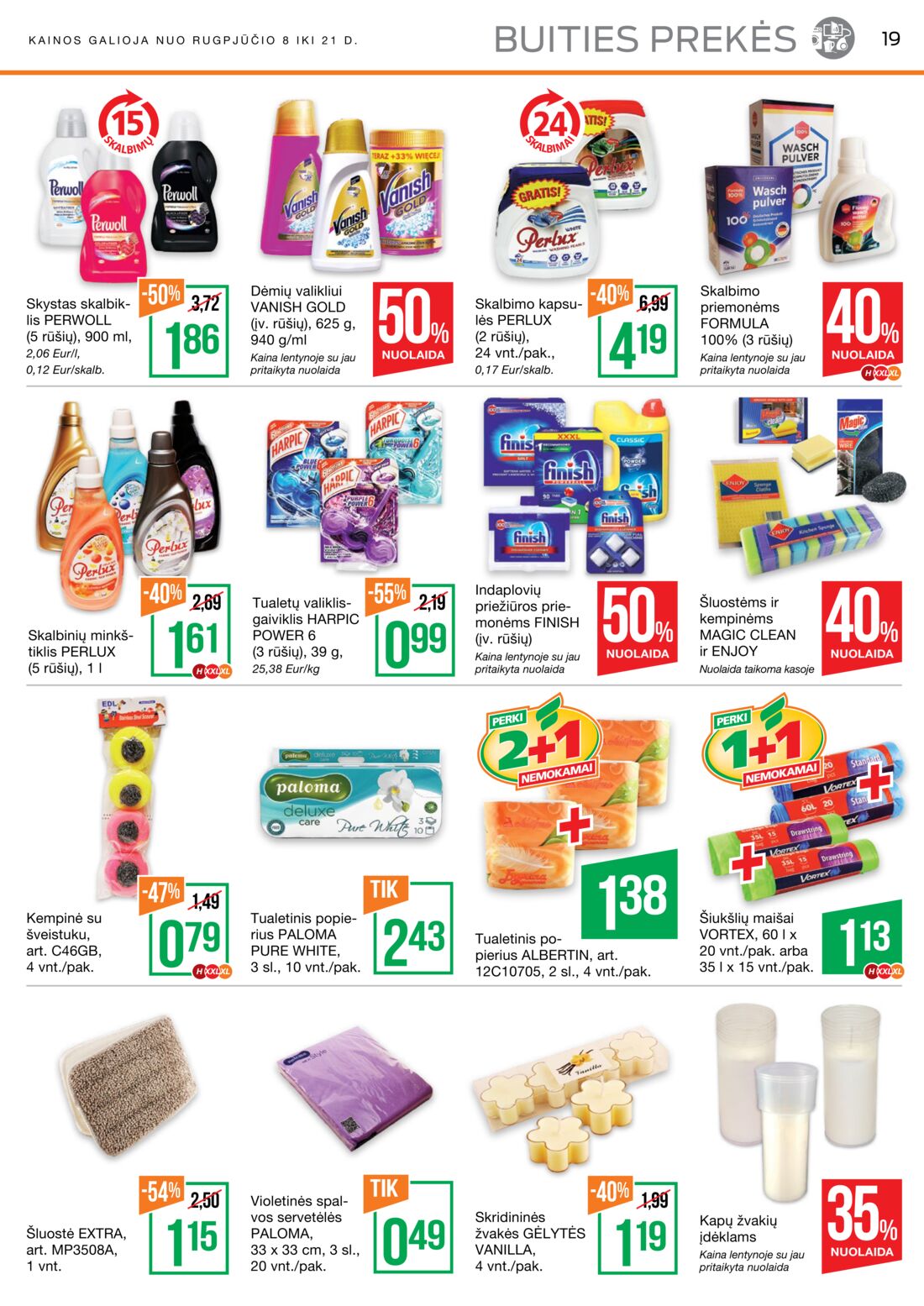 Norfa kaininis leidinys akcijos nuo 
  2019-08-08 iki 
  2019-08-21 | Leidinukas.lt puslapis 19