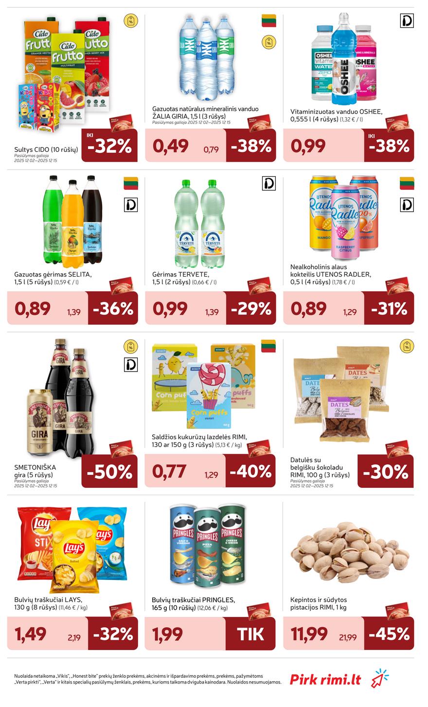 Rimi savaitinis leidinys 49 akcijos nuo 
  2025-12-02 iki 
  2025-12-08 | Leidinukas.lt puslapis 31
