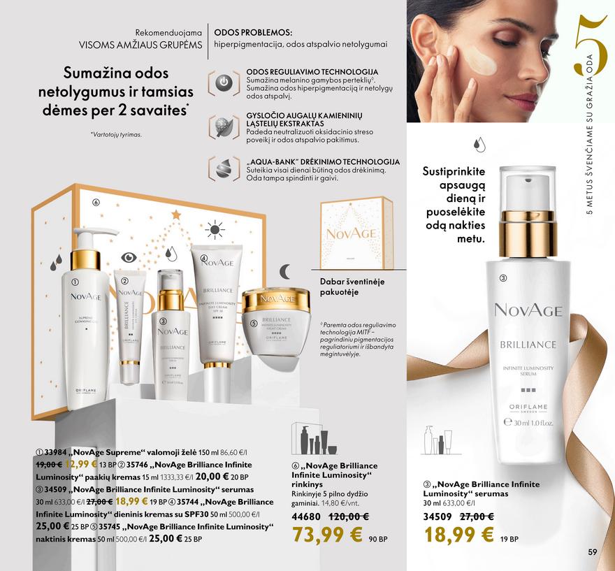 Oriflame katalogas akcijos nuo 
  2021-12-01 iki 
  2021-12-31 | Leidinukas.lt puslapis 59